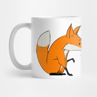 Fox and Baby Penguin Mug